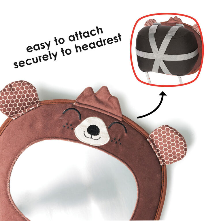 R&eacute;troviseur de voiture de personnage de ours Easy View de Diono