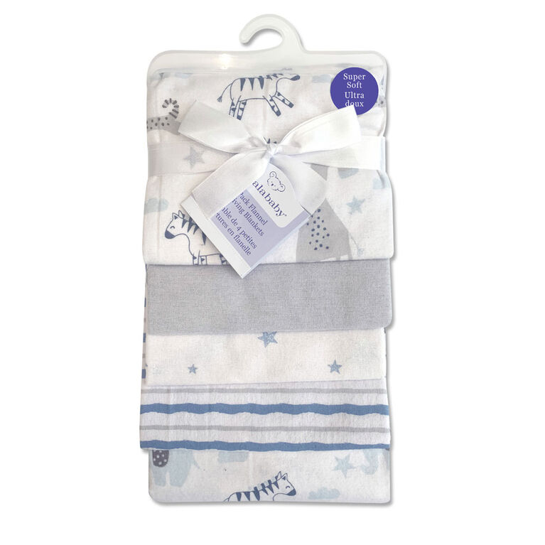 Koala Baby - Receiving Blankets 4 Pk Safari