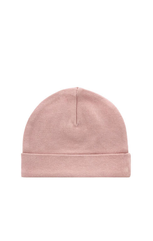 Organic Cotton Beanie Misty Rose 0-12M