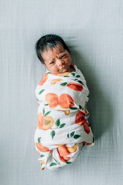 Red Rover Cotton Muslin Crib Sheet Micro Grey Stripe R Exclusive