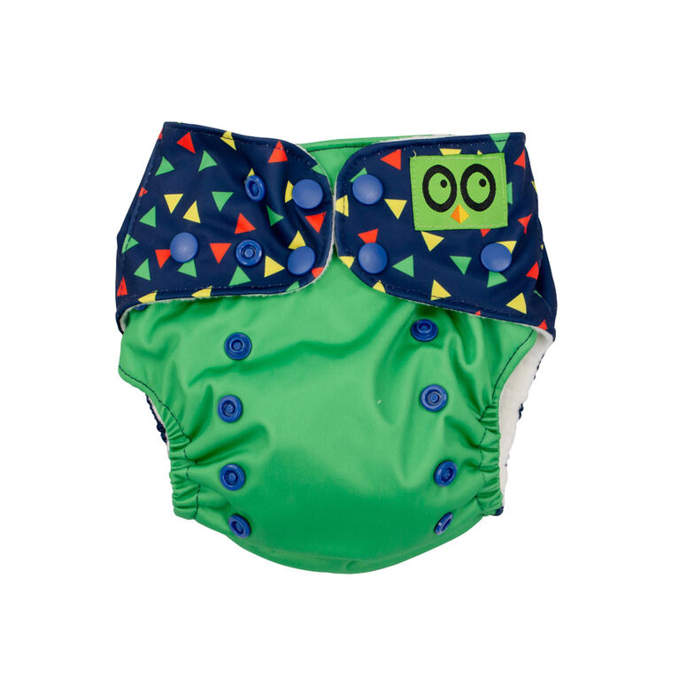 ZOOCCHINI - One Size Reusable Pocket Diaper with 2pk Insert - Devin the Dinosaur