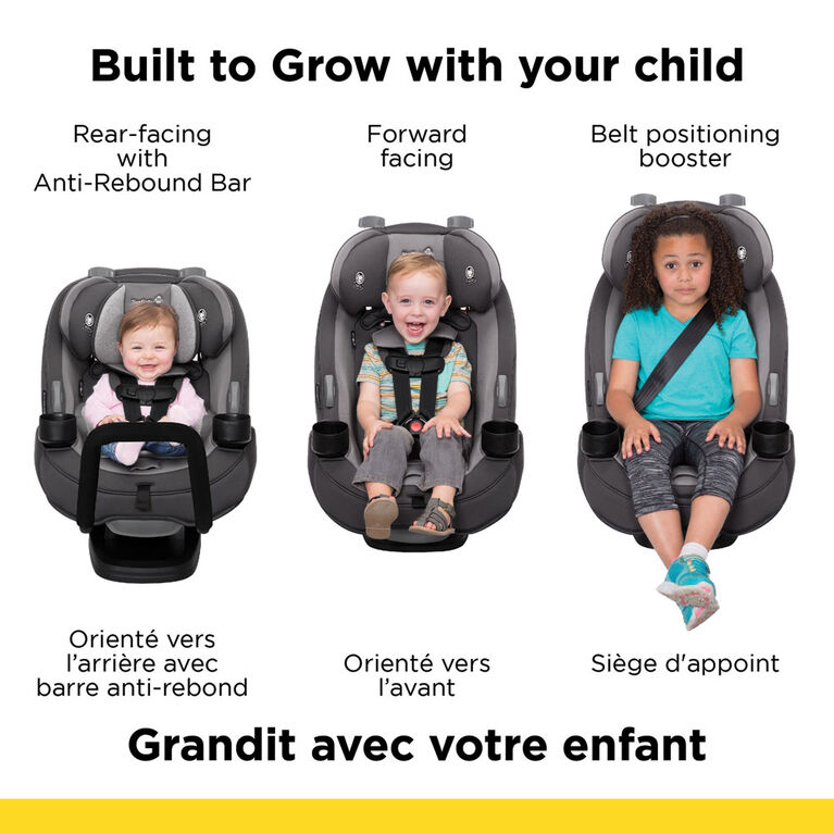 Siège d'auto 3 en 1 Grow and Go de Safety 1st - Night Shades.