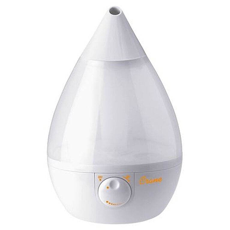 Crane Humidificateur ultrasonique à brume fraîche - Goutte blanc.