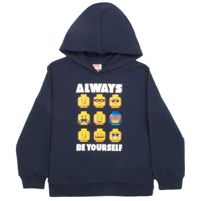 Lego Faces Sweat à Capuche Polaire Marine