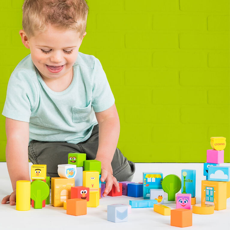 SettheScene Sesame Street Wooden Storytelling Blocks Babies R Us Canada