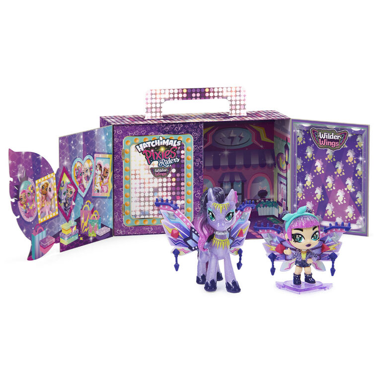 Hatchimals Pixies Riders, Wilder Wings Magical Mel Pixie and Ponygator
