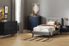 Dylane 2-Drawer Nightstand Navy Blue