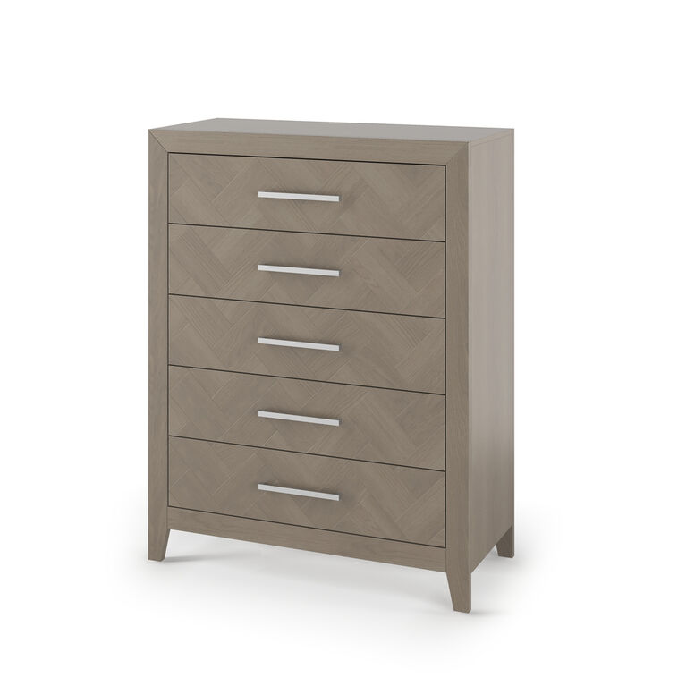 Child Craft Kieran 5 Drawer Chest, Crescent Gray