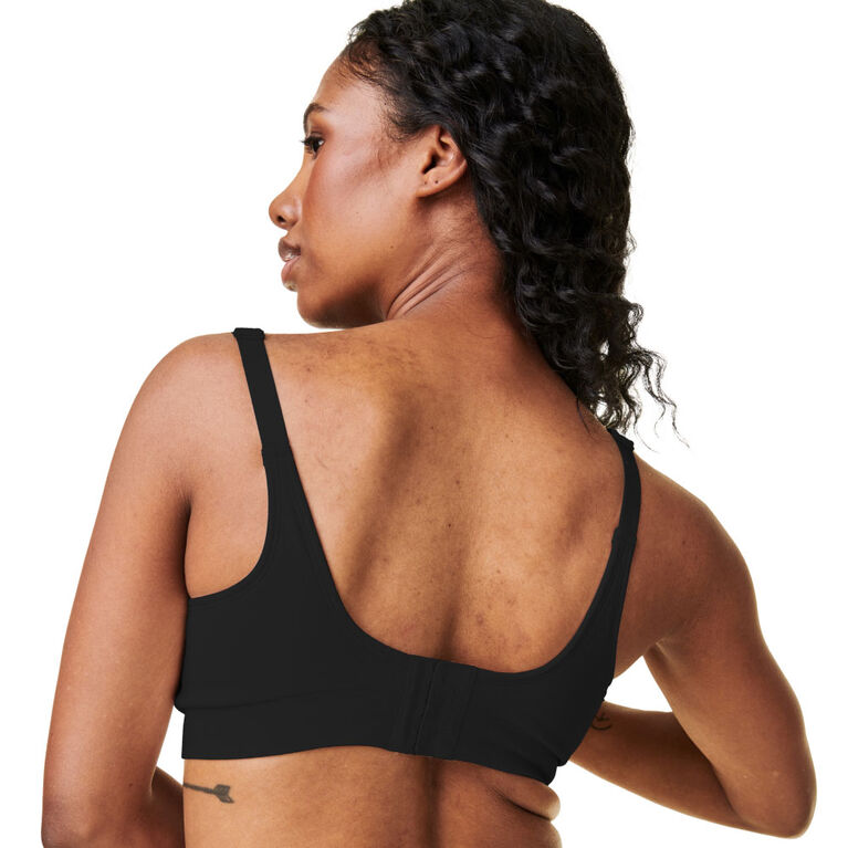 Bravado! Designs Soutien-gorge balconnet pour la maternité et l’allaitement Intrigue, Noir, Très grande