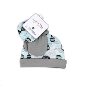 Necessities By Tendertyme Ensemble de 3 accessoires : Montgolfière grise