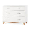 Child Craft Forever Eclectic™ SOHO 3-Drawer Dresser - White/Natural||Child Craft Forever Eclectic™ SOHO 3-Drawer Dresser - White/Natural