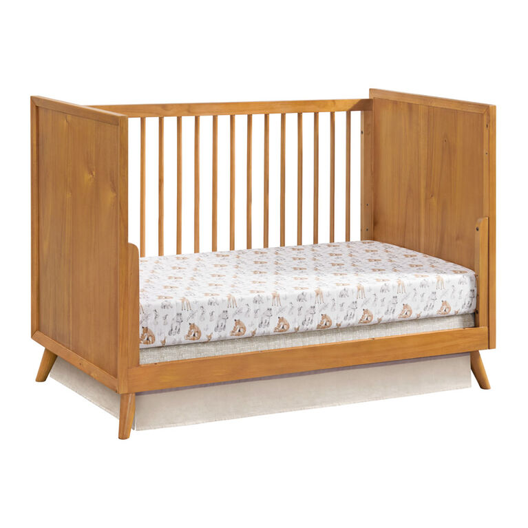 Couchette Convertible Dawson 3-en-1 Brun Miel - Notre exclusivité