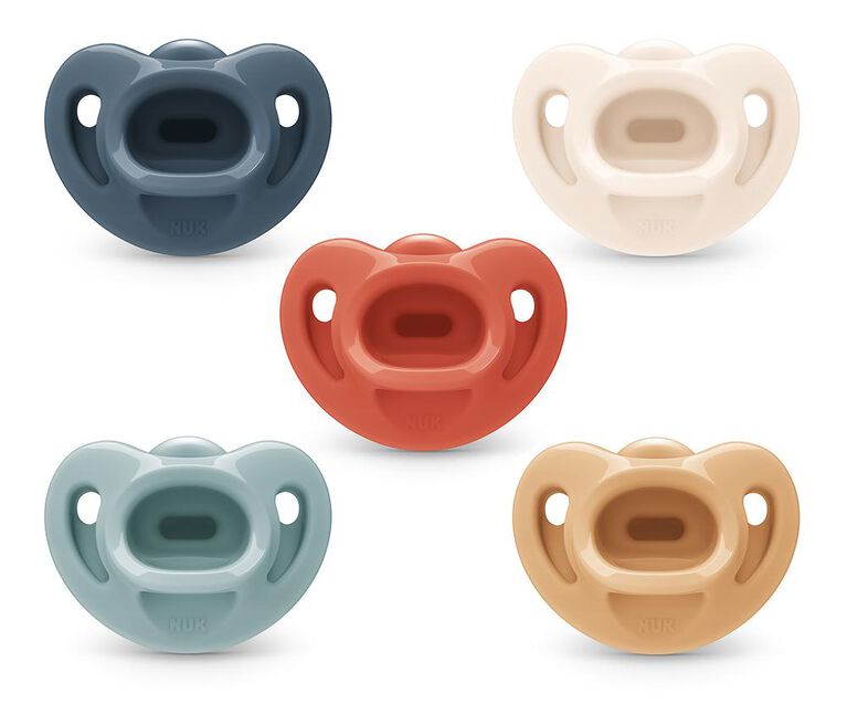 Nuk Comfy Neutrals Pacifier, Size 2, 5Pk