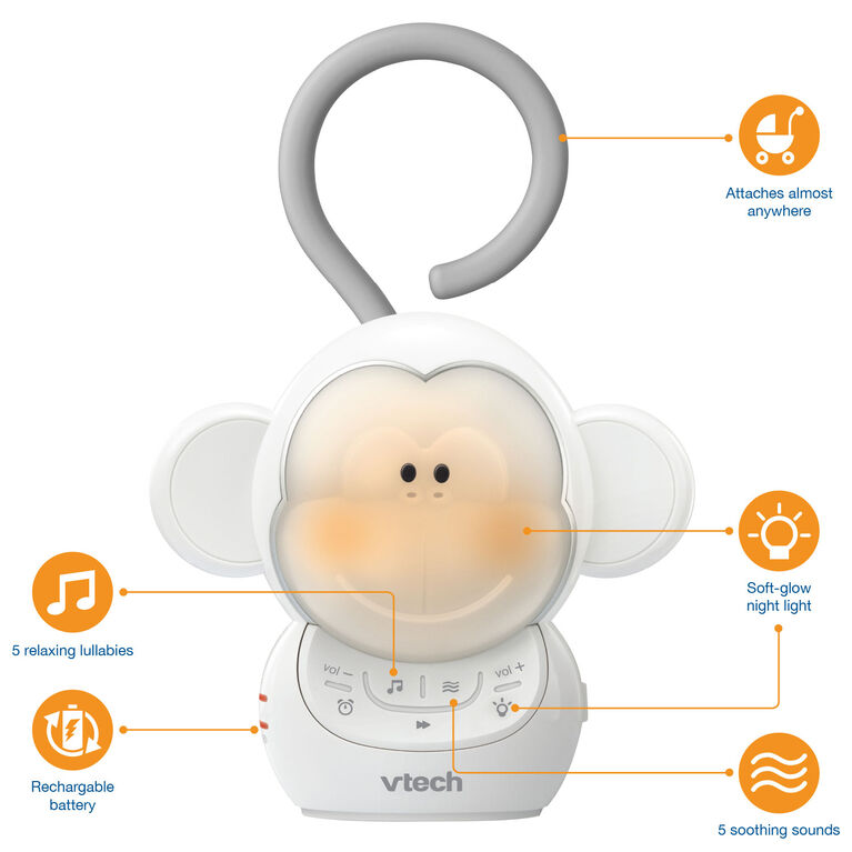 Vtech BC8211 Safe & Sound® Portable Soother Myla the Monkey