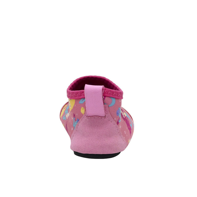 Robeez - Aqua Shoes - Mermaid Bubbles - Pink - 2 (3-6M)