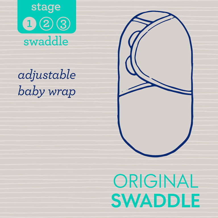 SwaddleMe 3 Pack Original Swaddle DINO TIME