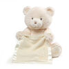 Baby GUND Peek-A-Boo My 1st Teddy Cream Bear Animated Plush Stuffed Animal, 11.5 Inch - English Edition