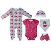 Chloe + Ethan - 5 Piece Layette Set for Baby - 0-3 Months