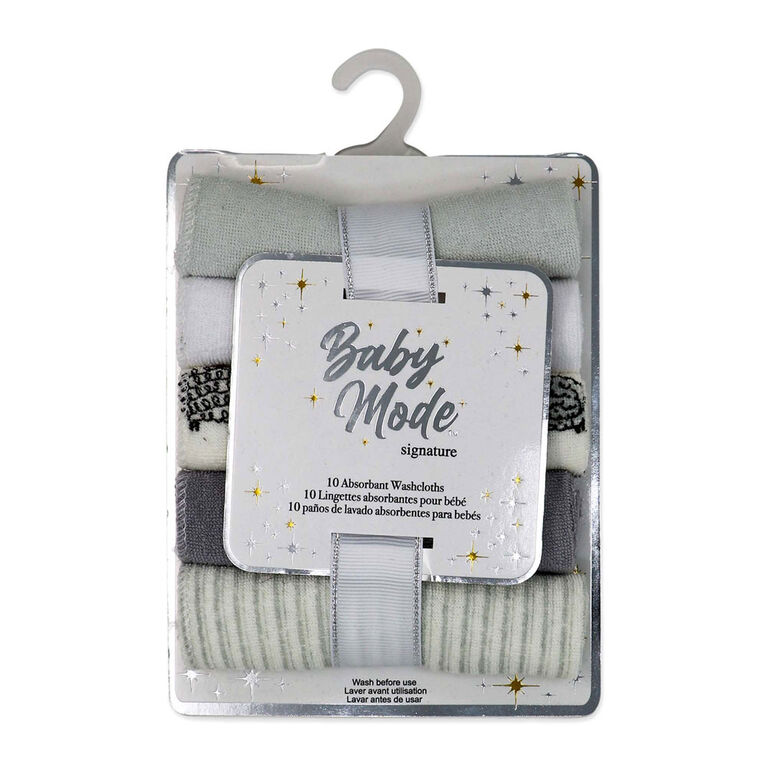 Baby Mode Signature Lot de 10 débarbouillettes en mouton ivoire Baby Mode Signature Lot de 10 débarbouillettes en mouton ivoire