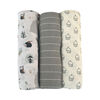 Koala Baby - 3 Pk  Grey Woodland Muslin Swaddle