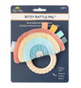 Ritzy Rattle Pal Plush Rainbow W/Teether