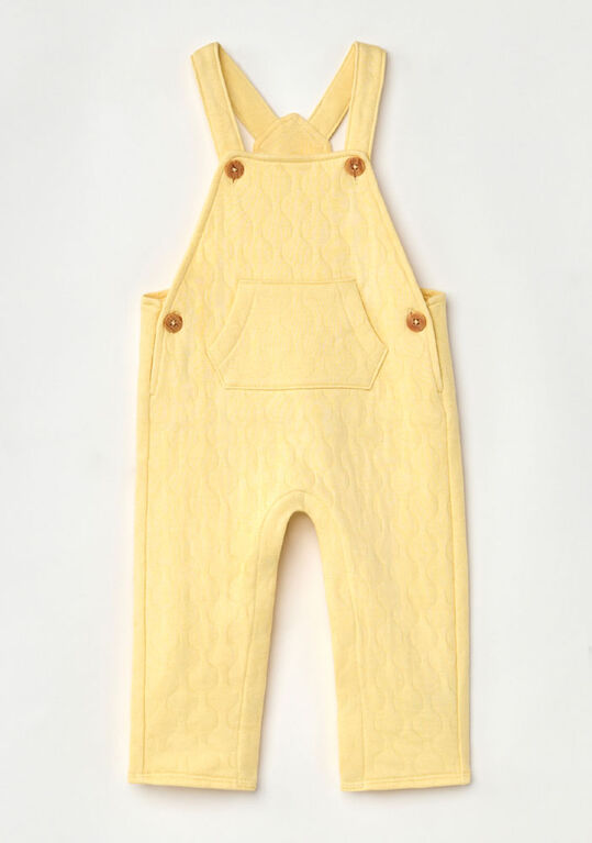 Northern Reflections Littles Rodeo Quilted Overall Yellow