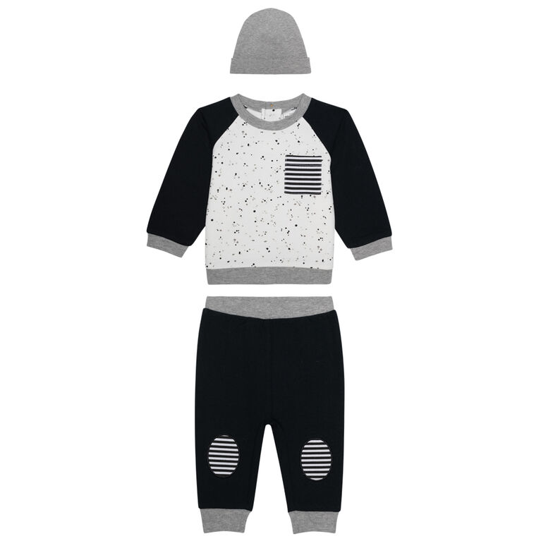 PL Baby Jogger Set Black Spots 
