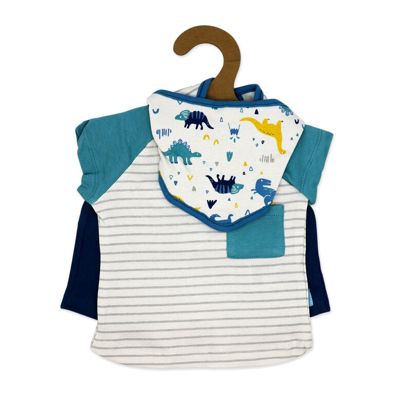 Lily & Jack Ensemble court 3 Pi&egrave;ces : Dinosaure 3-6M