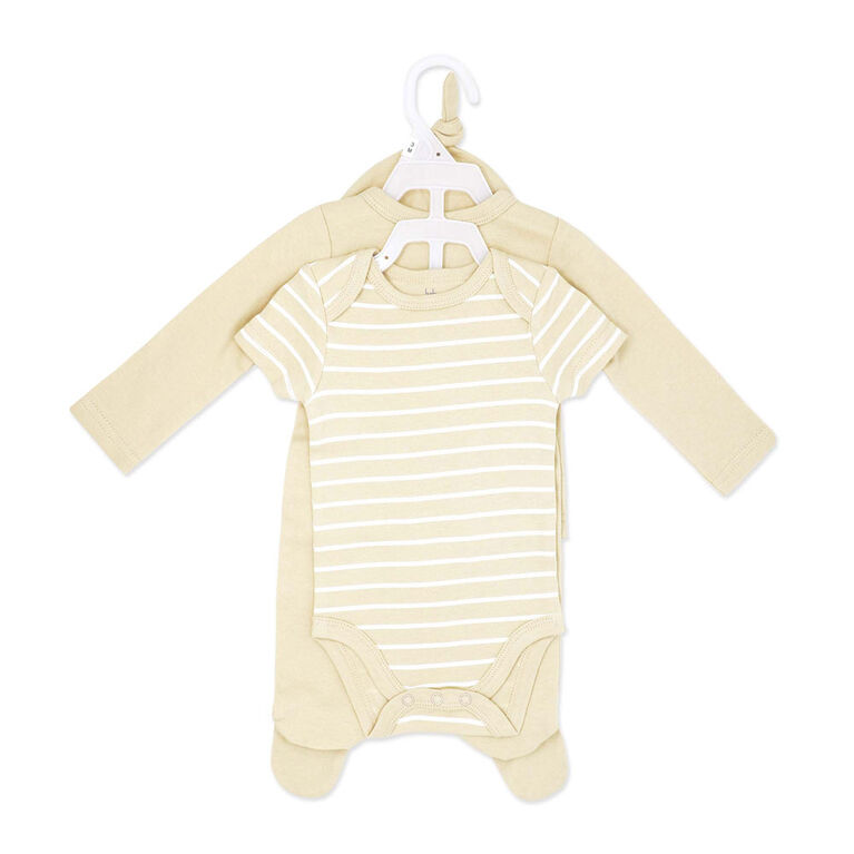 Baby Mode Coffret 4 pi&egrave;ces Take Me Home : Ours brun nouveau-n&eacute;