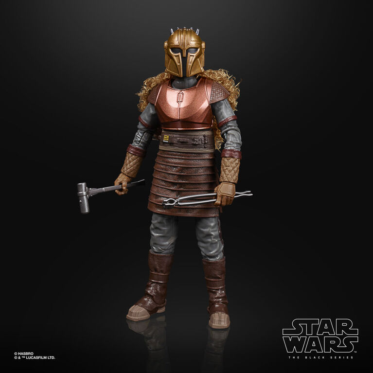 Star Wars The Black Series, figurine articulée de collection The Armorer de 15 cm, The Mandalorian - Édition anglaise - Notre exclusivité