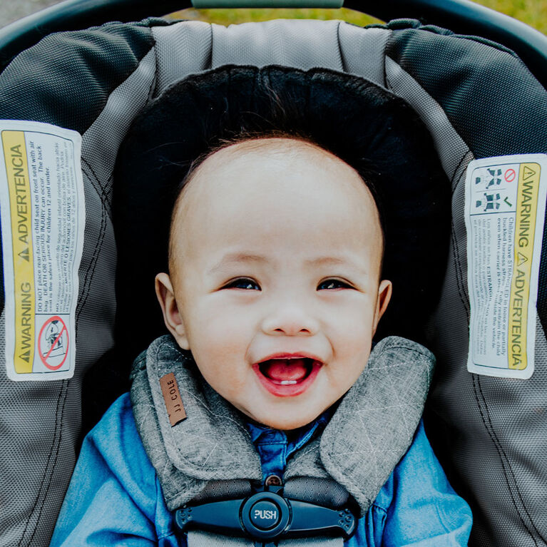 JJ Cole Car Seat Reversible Body Support Black Babies R Us Canada