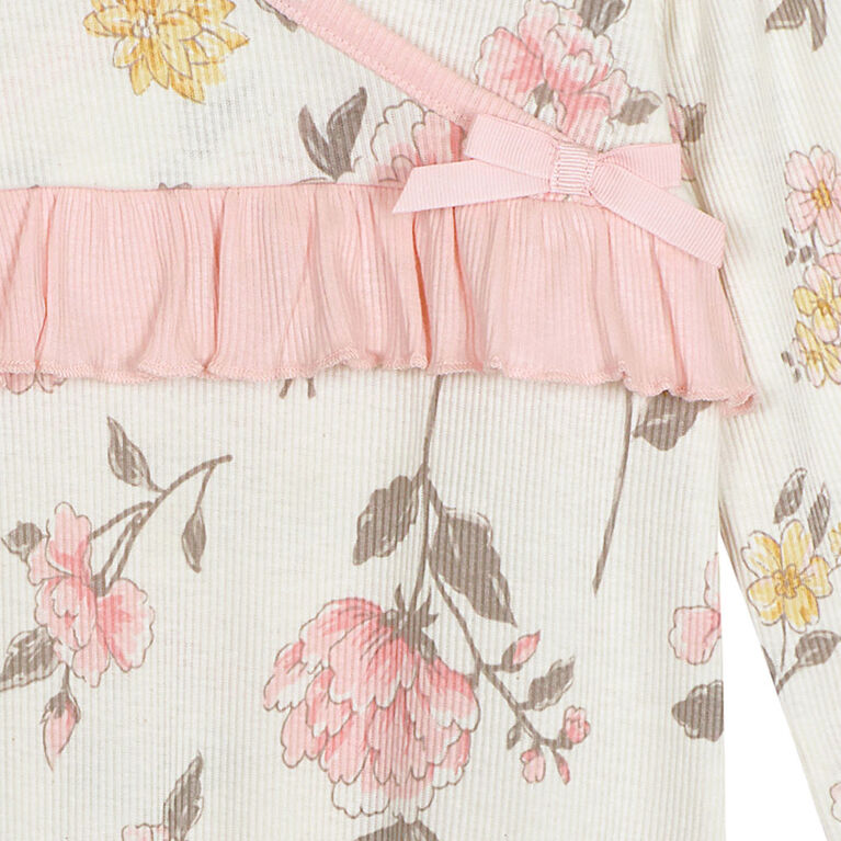 Just Born - 1-Pack Baby Vintage Floral Gown - 0-6 months
