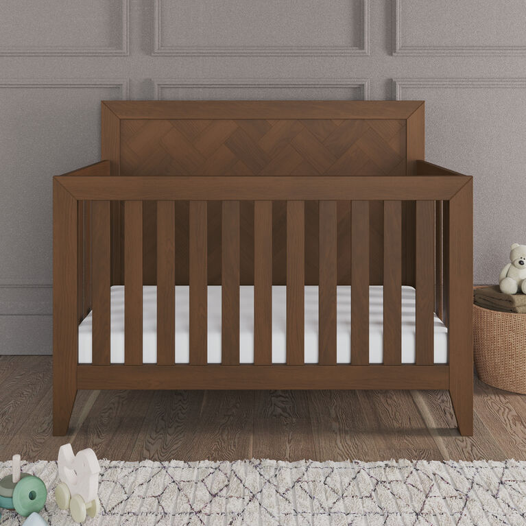 Child Craft Kieran 4-in-1 Convertible Crib, Toasted Chestnut