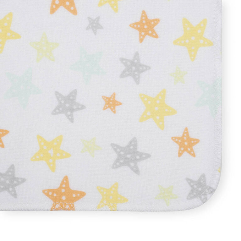 Koala Baby 8-Pack Washcloth, Yellow Star