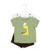 Bébé Mode vert 3 pièces ensemble court