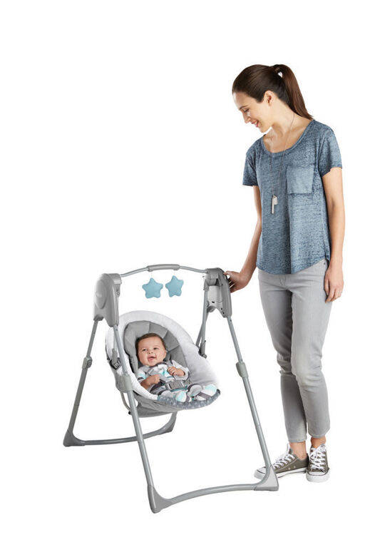 Graco Slim Spaces Compact Baby Swing, Humphry