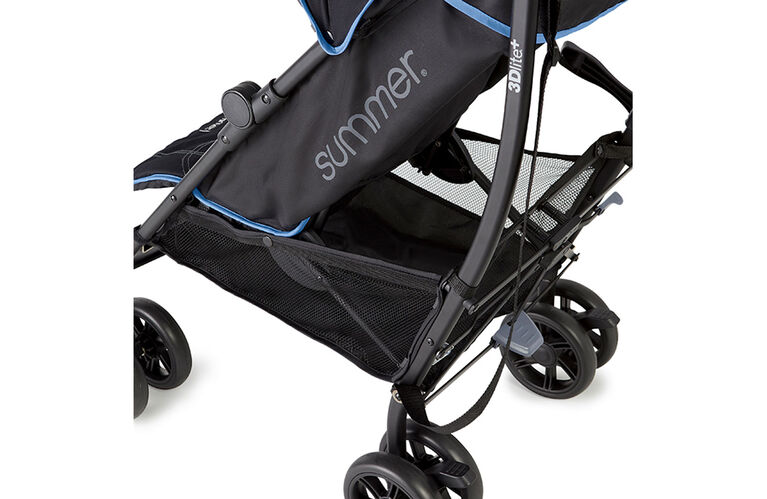 Summer Infant 3Dlite+ Ultimate Convenience Stroller - Blue Matte Black  <br>