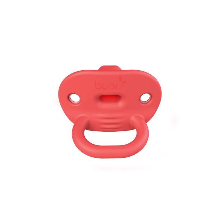 Sucette orthodontic en silicone Boon Jewl étape 2, 2 pk rose