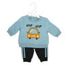 Baby Mode 2 Piece Fleece Pant Set: Beep Beep Car 9M