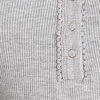 Motherhood - Long Sleeve Snap Henley Nursing Top - Grey Mix - XL