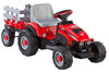 Peg Perego - Case IH Lil Tractor Ride-On with Trailer - Red