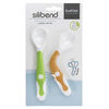 Kushies Silibend Bendable Feeding Spoons - Carrot/Citrus