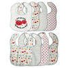 Koala Baby - 8 Pk Microterry Bib Tomates Neutre