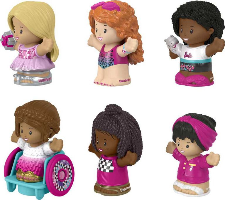 Fisher-Price Little People Barbie Coffret de 6 figurines