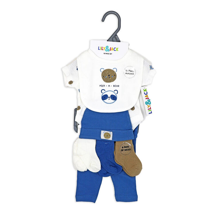 Lily & Jack  Blue 10 Piece 0-3M