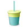 Tasse avec paille en silicone de 8 oz - Fresh Sea