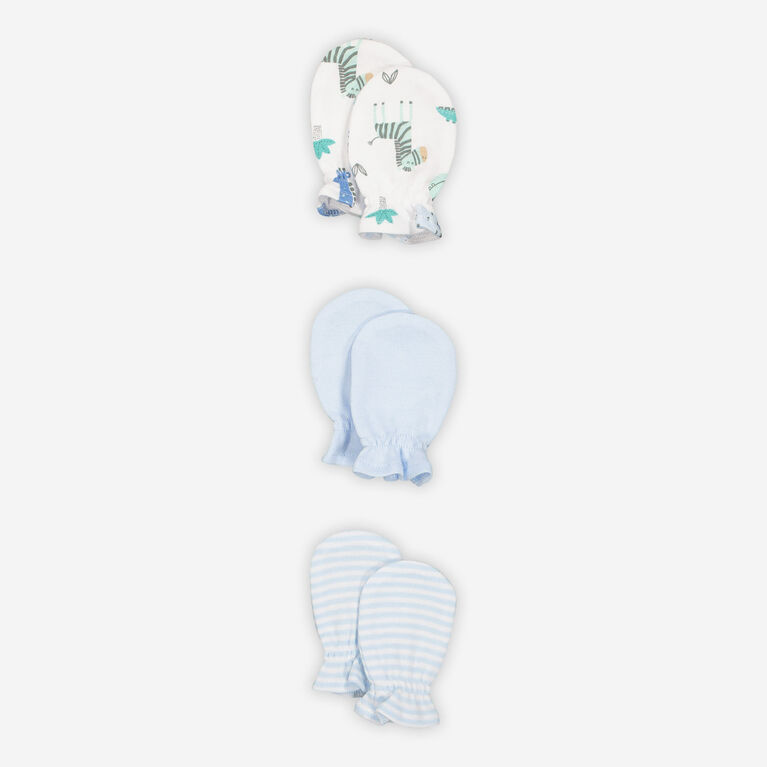 Rococo ens 3mcx Mittens Bleu 0/6M