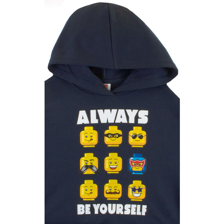 Lego Faces Sweat à Capuche Polaire Marine