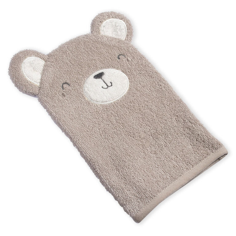 Koala Baby - Baby Bath Mitt - Brown Bear