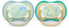 Avent Ultra Air Pacifier  0-6m star/owl 2pk